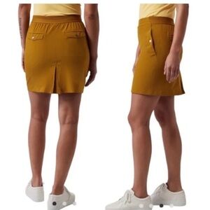 Athleta | Vienna Cargo Skort in Brass Yellow Gold Size 0